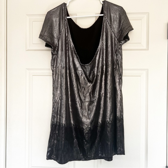 Free People | “Drenched in Sequins” Gunmetal Dress - Picture 9 of 11